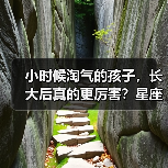 小时候淘气的孩子,长大后真的更厉害?星座揭秘(图4) 小时候淘气的孩子,长大后真的更厉害?星座揭秘(图4)
