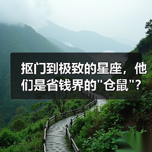 抠门到极致的星座,他们是省钱界的 抠门到极致的星座,他们是省钱界的
