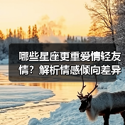 哪些星座更重爱情轻友情?解析情感倾向差异(图2) 哪些星座更重爱情轻友情?解析情感倾向差异(图2)