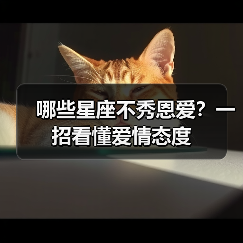 哪些星座不秀恩爱？一招看懂爱情态度（图4）