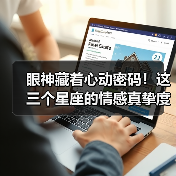 眼神藏着心动密码！这三个星座的情感真挚度满分（图1）