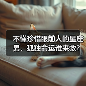 不懂珍惜眼前人的星座男，孤独命运谁来救？（图2）