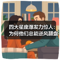 四大星座爆发力惊人：为何他们总能逆风翻盘？（图1）
