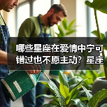 哪些星座在爱情中宁可错过也不愿主动?星座解析(图1) 哪些星座在爱情中宁可错过也不愿主动?星座解析(图1)