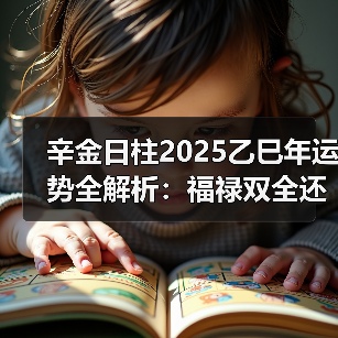 辛金日柱2025乙巳年运势全解析：福禄双全还是多灾多难？（图4）