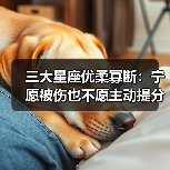 三大星座优柔寡断：宁愿被伤也不愿主动提分手！（图3）