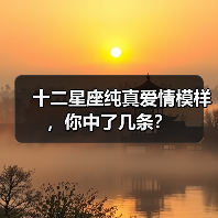 十二星座纯真爱情模样，你中了几条？（图4）