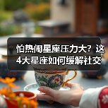 怕热闹星座压力大？这4大星座如何缓解社交焦虑？（图1）