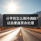 分手后怎么保持洒脱？这些星座真会处理（图4）