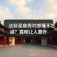 这些星座男对感情不忠诚？真相让人意外（图3）