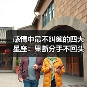 感情中最不纠缠的四大星座：果断分手不回头（图4）