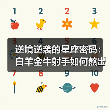 逆境逆袭的星座密码：白羊金牛射手如何熬出好运？（图4）