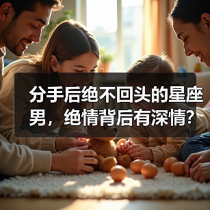 分手后绝不回头的星座男，绝情背后有深情？（图1）