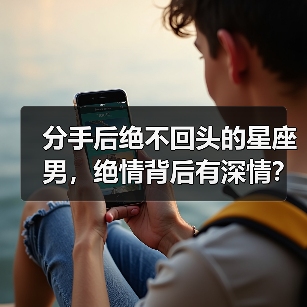 分手后绝不回头的星座男，绝情背后有深情？（图4）