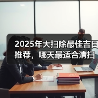 2025年大扫除最佳吉日推荐，哪天最适合清扫？（图3）