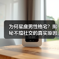 为何星座男性格宅？揭秘不擅社交的真实原因（图3）