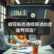 被背叛后选择原谅的星座有哪些？（图3）