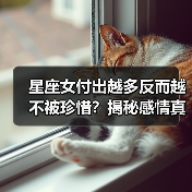 星座女付出越多反而越不被珍惜？揭秘感情真相（图4）