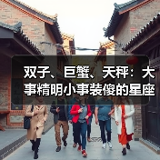 双子、巨蟹、天秤：大事精明小事装傻的星座真相（图2）