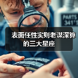 表面任性实则老谋深算的三大星座（图1）