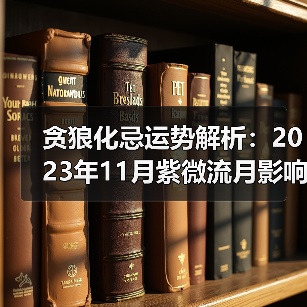 贪狼化忌运势解析：2023年11月紫微流月影响（图3）