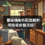 星座婚姻匹配度解析:哪些星座最适婚?(图3) 星座婚姻匹配度解析:哪些星座最适婚?(图3)