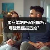 星座婚姻匹配度解析:哪些星座最适婚?(图4) 星座婚姻匹配度解析:哪些星座最适婚?(图4)