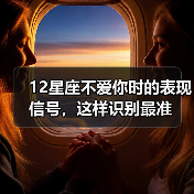 12星座不爱你时的表现信号，这样识别最准（图2）