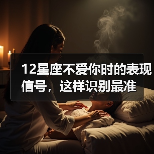 12星座不爱你时的表现信号，这样识别最准（图1）