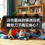这些星座的狠话背后，藏着刀子嘴豆腐心？（图4）