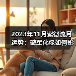 2023年11月紫微流月运势：破军化禄如何影响财运与人际关系（图2）