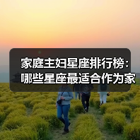 家庭主妇星座排行榜：哪些星座最适合作为家庭主妇？（图3）