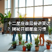 十二星座谁最爱讲笑话？揭秘开朗星座习惯（图1）