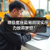 哪些星座最易因现实压力放弃梦想？（图1）