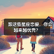 跟这些星座恋爱，你会越来越优秀？（图1）