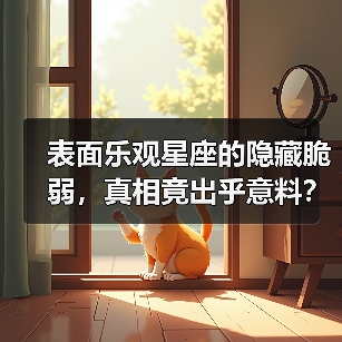 表面乐观星座的隐藏脆弱,真相竟出乎意料?(图4) 表面乐观星座的隐藏脆弱,真相竟出乎意料?(图4)