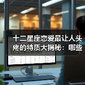 十二星座恋爱最让人头疼的特质大揭秘:哪些缺点让另一半难以忍受?(图1) 十二星座恋爱最让人头疼的特质大揭秘:哪些缺点让另一半难以忍受?(图1)
