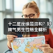十二星座谁最温和？好脾气男生性格全解析（图1）
