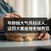年龄越大气质越迷人，这四大星座越老越有范儿？（图1）