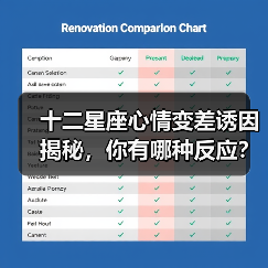 十二星座心情变差诱因揭秘,你有哪种反应?(图4) 十二星座心情变差诱因揭秘,你有哪种反应?(图4)