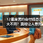 12星座男约会付钱态度大不同？真相让人意外！（图2）