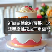 近期感情危机预警:这些星座桃花劫严重需警惕(图4) 近期感情危机预警:这些星座桃花劫严重需警惕(图4)