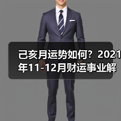 己亥月运势如何？2021年11-12月财运事业解析（图4）