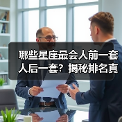 哪些星座最会人前一套人后一套?揭秘排名真相(图2) 哪些星座最会人前一套人后一套?揭秘排名真相(图2)