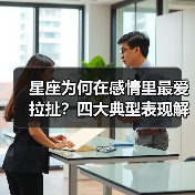 星座为何在感情里最爱拉扯?四大典型表现解析(图1) 星座为何在感情里最爱拉扯?四大典型表现解析(图1)