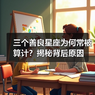 三个善良星座为何常被算计?揭秘背后原因(图1) 三个善良星座为何常被算计?揭秘背后原因(图1)