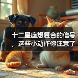 十二星座想复合的信号，这些小动作你注意了吗？（图4）