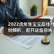 2022虎年生宝宝最佳月份解析,避开这些忌讳(图4) 2022虎年生宝宝最佳月份解析,避开这些忌讳(图4)