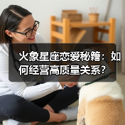 火象星座恋爱秘籍:如何经营高质量关系?(图4) 火象星座恋爱秘籍:如何经营高质量关系?(图4)
