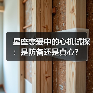 星座恋爱中的心机试探:是防备还是真心?(图3) 星座恋爱中的心机试探:是防备还是真心?(图3)